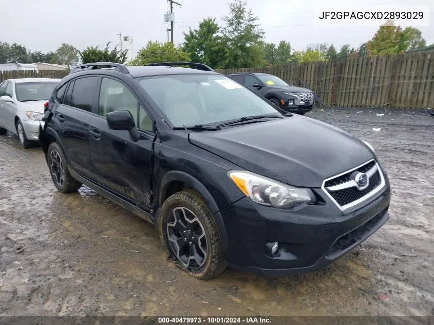 2013 Subaru Xv Crosstrek 2.0I Limited VIN: JF2GPAGCXD2893029 Lot: 40479973