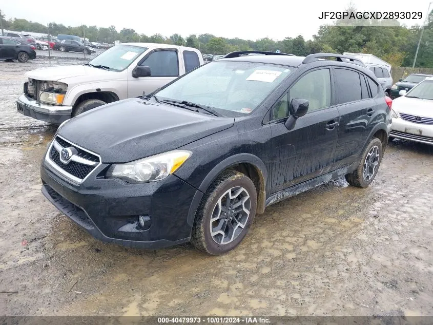 2013 Subaru Xv Crosstrek 2.0I Limited VIN: JF2GPAGCXD2893029 Lot: 40479973