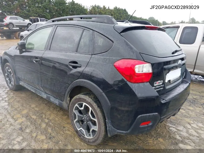 2013 Subaru Xv Crosstrek 2.0I Limited VIN: JF2GPAGCXD2893029 Lot: 40479973