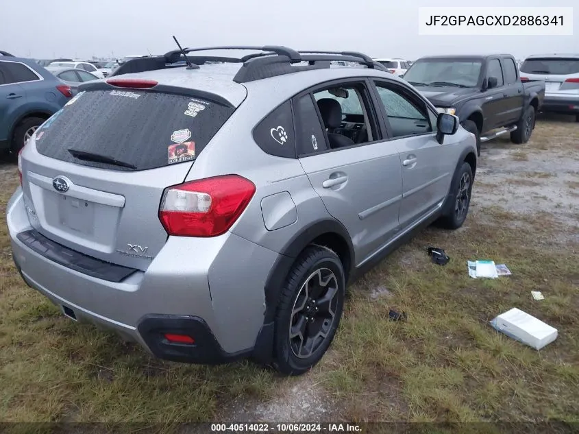 2013 Subaru Xv Crosstrek 2.0 Limited VIN: JF2GPAGCXD2886341 Lot: 40514022