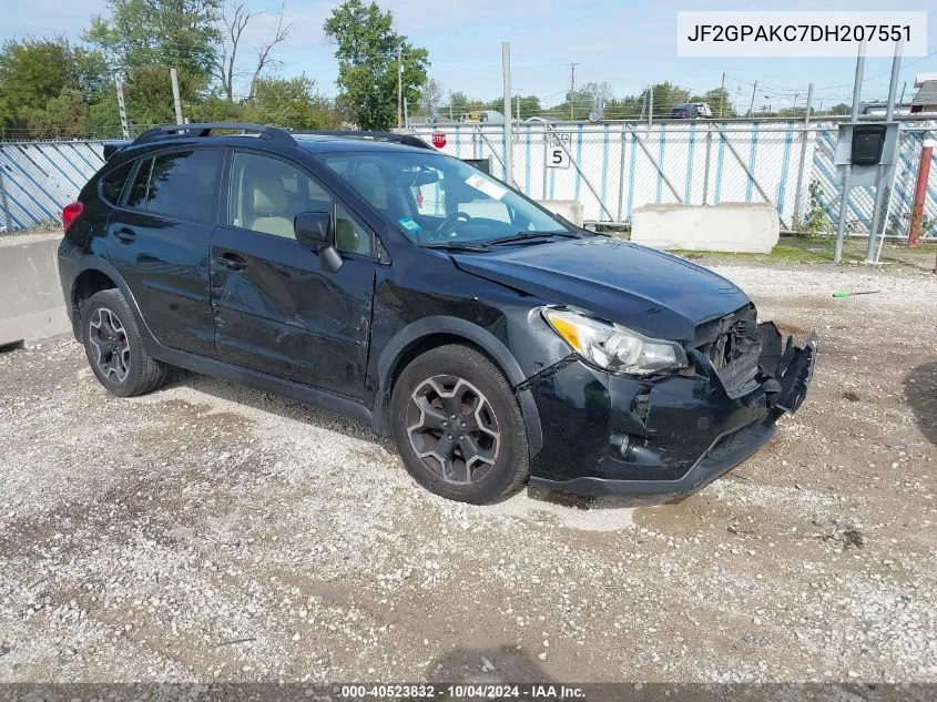 2013 Subaru Xv Crosstrek 2.0I Limited VIN: JF2GPAKC7DH207551 Lot: 40523832