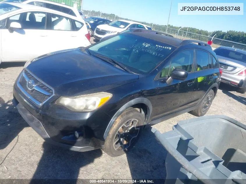 2013 Subaru Xv Crosstrek 2.0 Limited VIN: JF2GPAGC0DH853748 Lot: 40541934