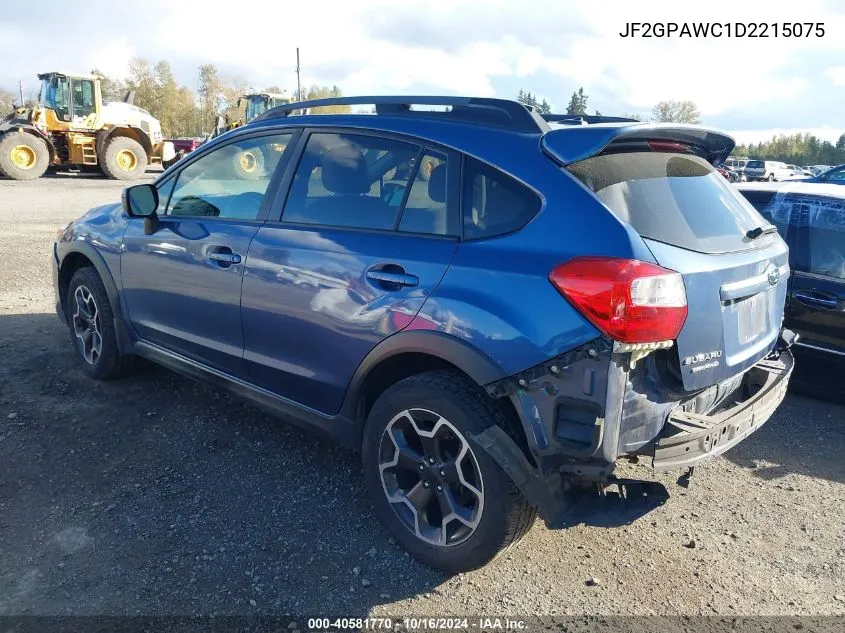 2013 Subaru Xv Crosstrek 2.0I Premium VIN: JF2GPAWC1D2215075 Lot: 40581770