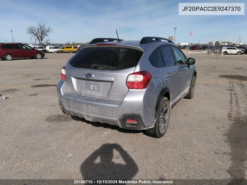 2014 Subaru Xv Crosstrek Touring VIN: JF2GPACC2E9247370 Lot: 20180710