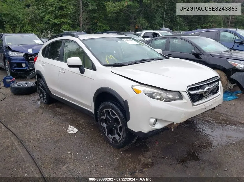 2014 Subaru Xv Crosstrek 2.0I Premium VIN: JF2GPACC8E8243863 Lot: 39890202