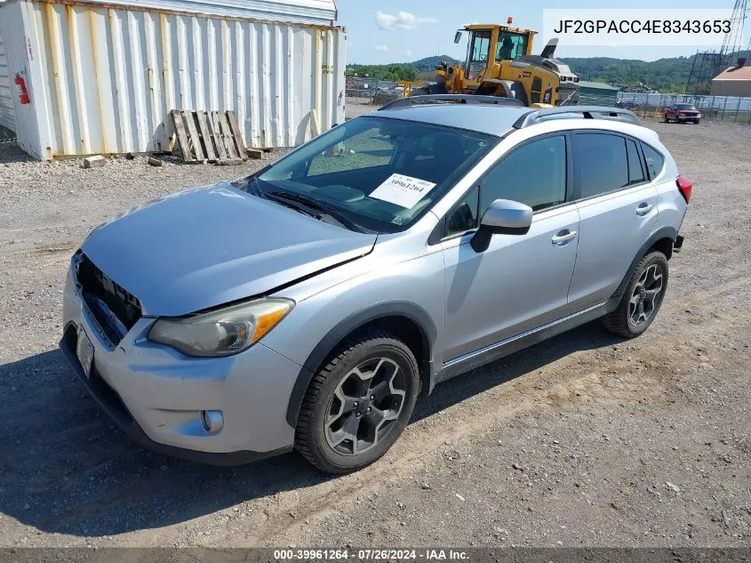 2014 Subaru Xv Crosstrek 2.0I Premium VIN: JF2GPACC4E8343653 Lot: 39961264