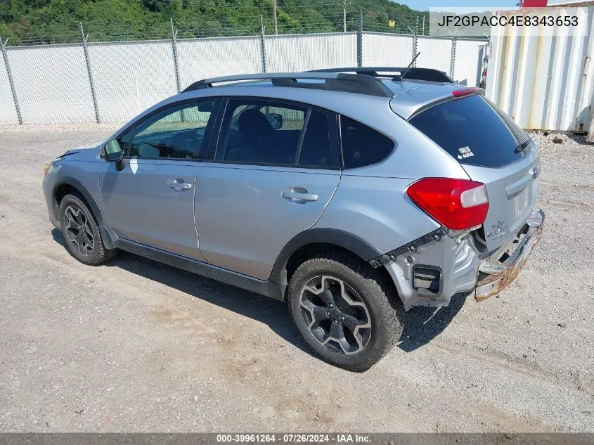 2014 Subaru Xv Crosstrek 2.0I Premium VIN: JF2GPACC4E8343653 Lot: 39961264