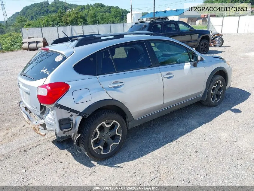 2014 Subaru Xv Crosstrek 2.0I Premium VIN: JF2GPACC4E8343653 Lot: 39961264