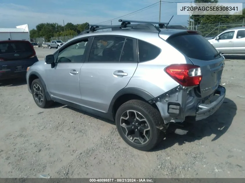 2014 Subaru Xv Crosstrek 2.0I Limited VIN: JF2GPAGC5E8308341 Lot: 40098577