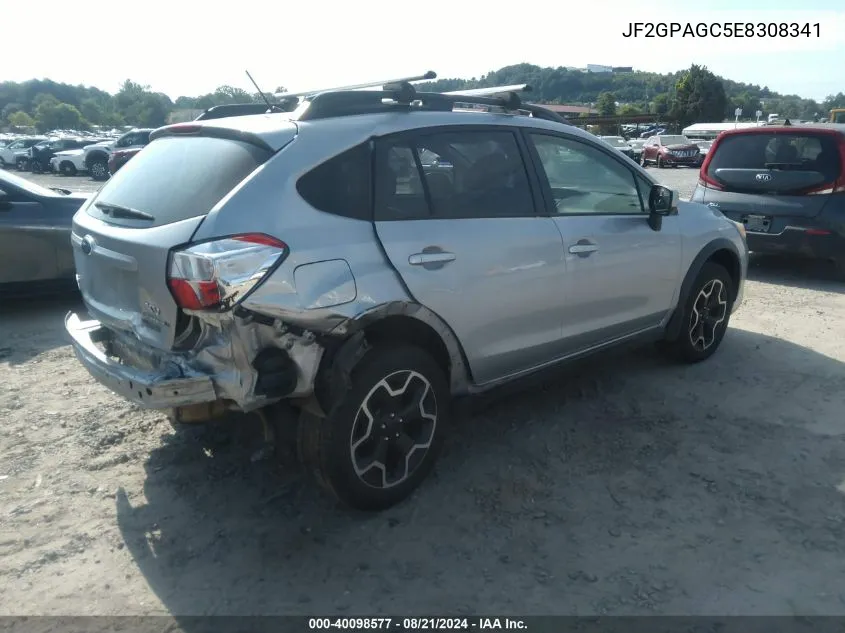 2014 Subaru Xv Crosstrek 2.0I Limited VIN: JF2GPAGC5E8308341 Lot: 40098577