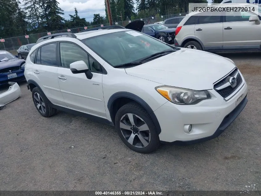 2014 Subaru Xv Crosstrek Hybrid 2.0I Touring VIN: JF2GPBKCXEH272014 Lot: 40146355