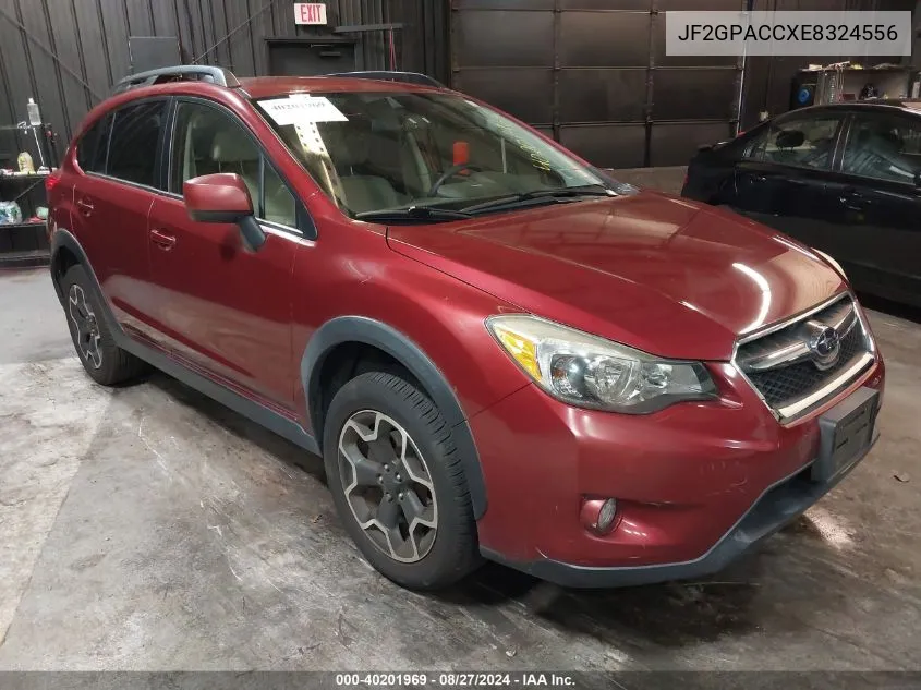 2014 Subaru Xv Crosstrek 2.0I Premium VIN: JF2GPACCXE8324556 Lot: 40201969