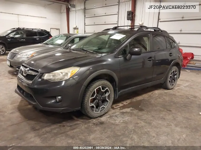 2014 Subaru Xv Crosstrek 2.0I Premium VIN: JF2GPAVCXE8223370 Lot: 40202991