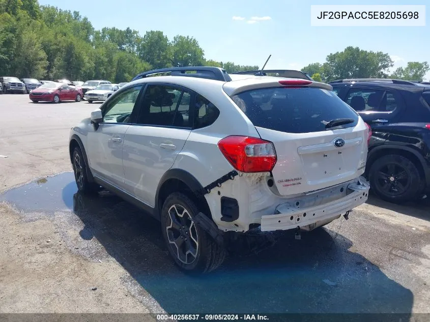 2014 Subaru Xv Crosstrek 2.0I Premium VIN: JF2GPACC5E8205698 Lot: 40256537