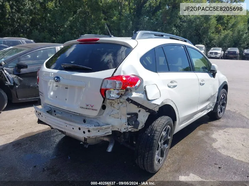 2014 Subaru Xv Crosstrek 2.0I Premium VIN: JF2GPACC5E8205698 Lot: 40256537