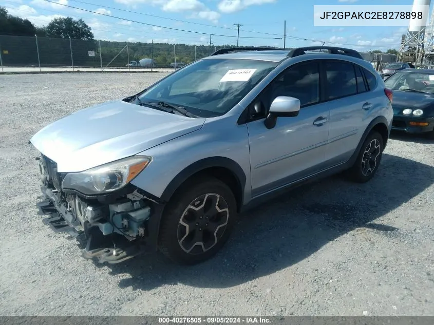 2014 Subaru Xv Crosstrek 2.0I Limited VIN: JF2GPAKC2E8278898 Lot: 40276505