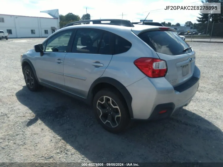 2014 Subaru Xv Crosstrek 2.0I Limited VIN: JF2GPAKC2E8278898 Lot: 40276505