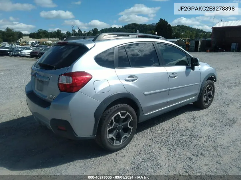 2014 Subaru Xv Crosstrek 2.0I Limited VIN: JF2GPAKC2E8278898 Lot: 40276505