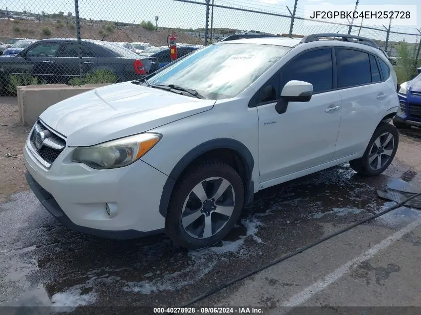 JF2GPBKC4EH252728 2014 Subaru Xv Crosstrek Hybrid 2.0I Touring