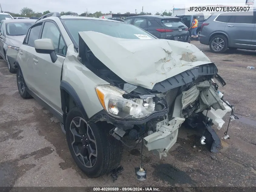 2014 Subaru Xv Crosstrek 2.0I Premium VIN: JF2GPAWC7E8326907 Lot: 40280589