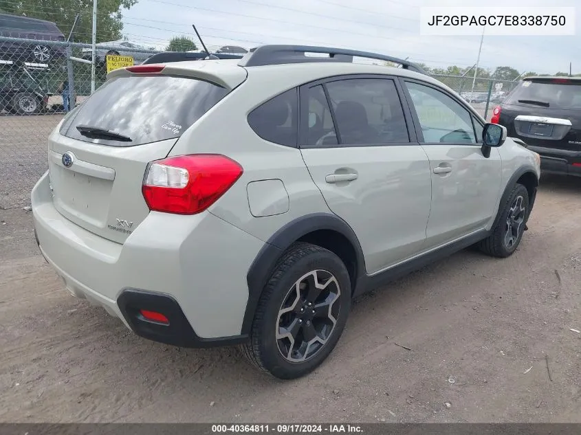 2014 Subaru Xv Crosstrek 2.0I Limited VIN: JF2GPAGC7E8338750 Lot: 40364811