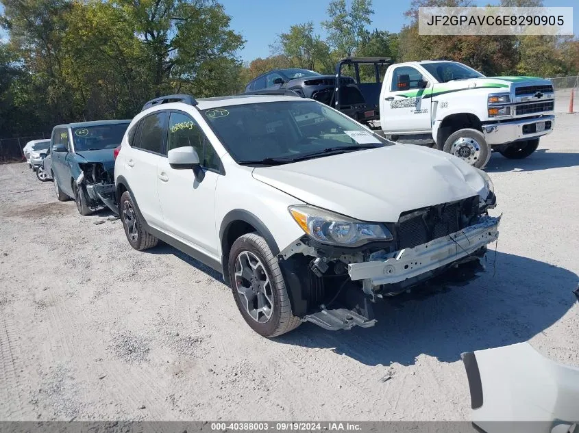 2014 Subaru Xv Crosstrek 2.0I Premium VIN: JF2GPAVC6E8290905 Lot: 40388003