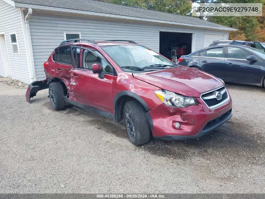 2014 Subaru Xv Crosstrek 2.0I Premium VIN: JF2GPACC9E9279748 Lot: 40399288