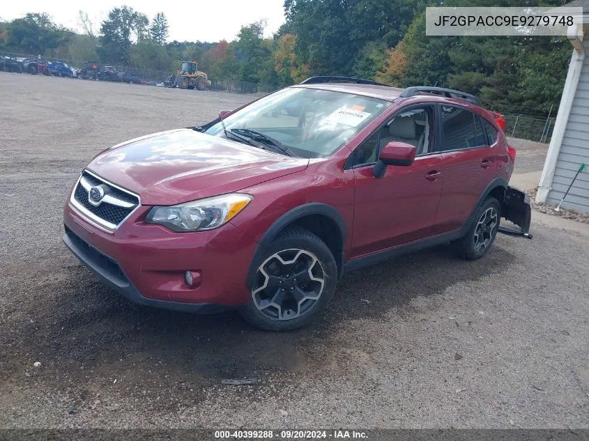 2014 Subaru Xv Crosstrek 2.0I Premium VIN: JF2GPACC9E9279748 Lot: 40399288