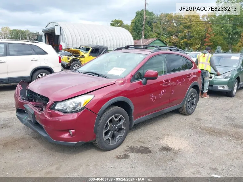 2014 Subaru Xv Crosstrek 2.0I Premium VIN: JF2GPACC7E8233213 Lot: 40403789