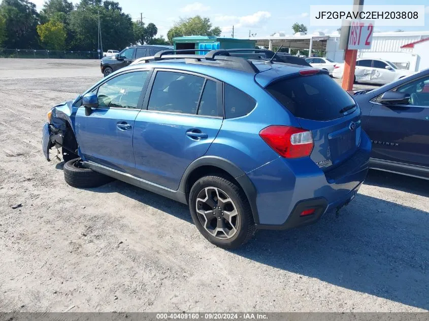 2014 Subaru Xv Crosstrek 2.0I Premium VIN: JF2GPAVC2EH203808 Lot: 40409160