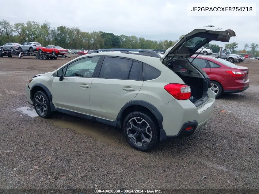 2014 Subaru Xv Crosstrek 2.0I Premium VIN: JF2GPACCXE8254718 Lot: 40420330