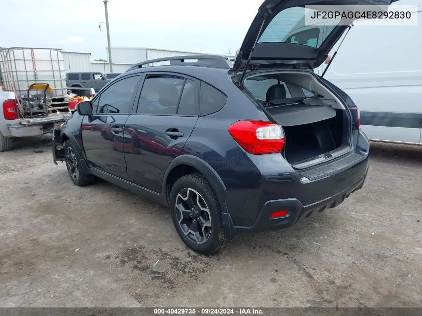 2014 Subaru Xv Crosstrek 2.0I Limited VIN: JF2GPAGC4E8292830 Lot: 40429735