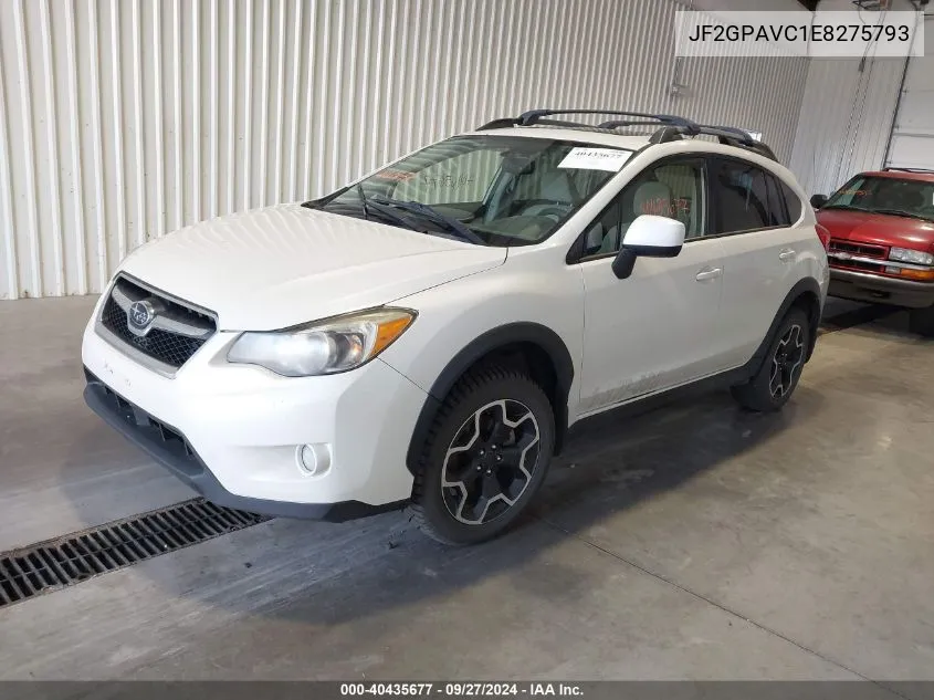 2014 Subaru Xv Crosstrek 2.0I Premium VIN: JF2GPAVC1E8275793 Lot: 40435677