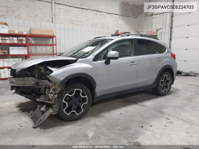 2014 Subaru Xv Crosstrek 2.0I Premium VIN: JF2GPAVC5E8224703 Lot: 40453713