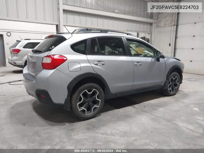 2014 Subaru Xv Crosstrek 2.0I Premium VIN: JF2GPAVC5E8224703 Lot: 40453713