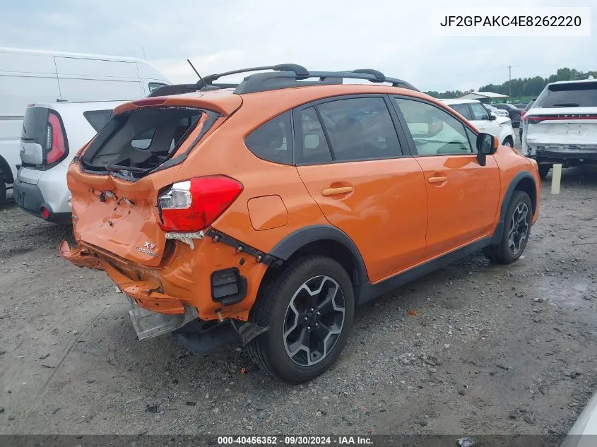 2014 Subaru Xv Crosstrek 2.0I Limited VIN: JF2GPAKC4E8262220 Lot: 40456352