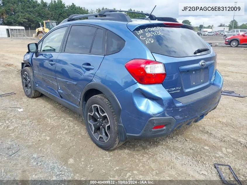 2014 Subaru Xv Crosstrek 2.0I Limited VIN: JF2GPAGC6E8312009 Lot: 40499932