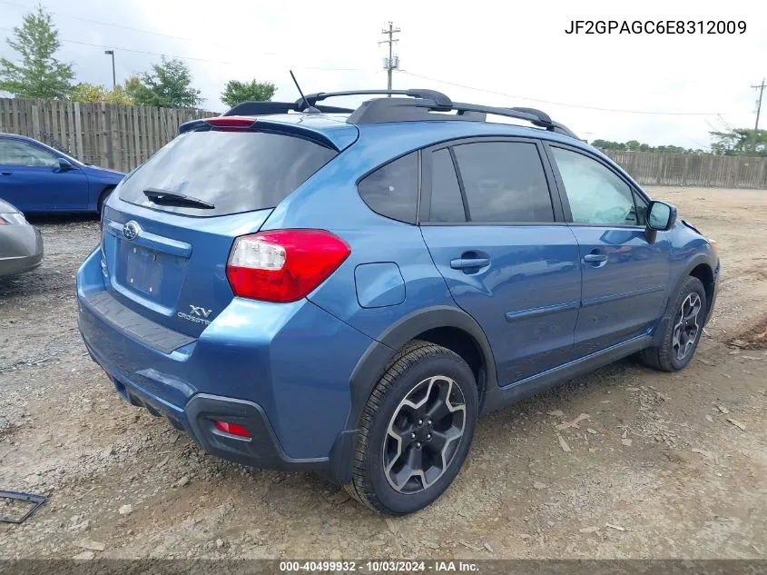 2014 Subaru Xv Crosstrek 2.0I Limited VIN: JF2GPAGC6E8312009 Lot: 40499932