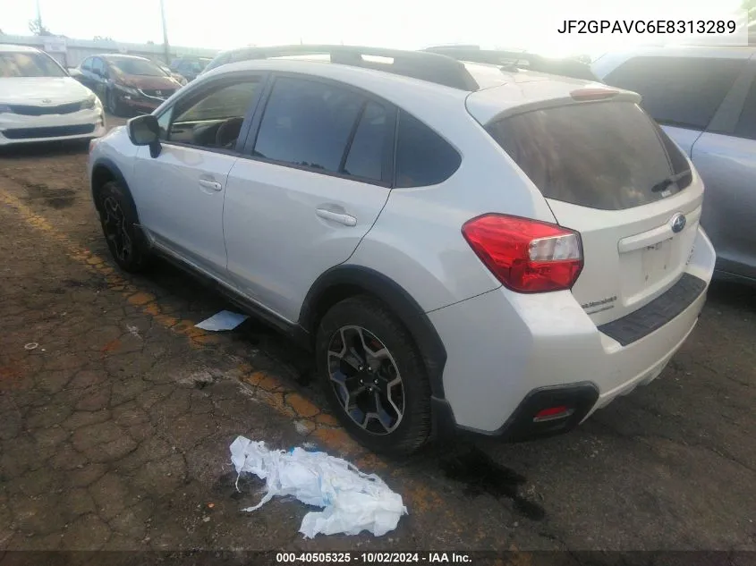 2014 Subaru Xv Crosstrek 2.0I Premium VIN: JF2GPAVC6E8313289 Lot: 40505325