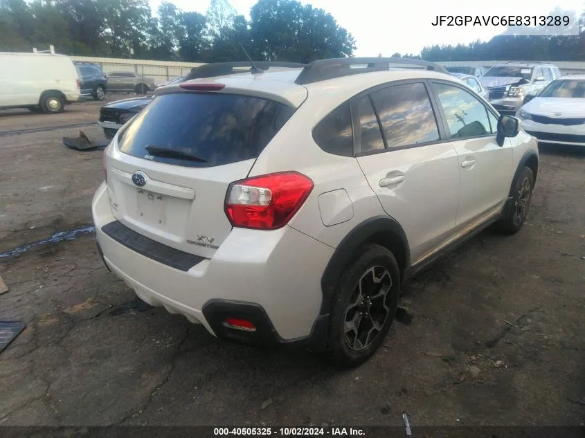 2014 Subaru Xv Crosstrek 2.0I Premium VIN: JF2GPAVC6E8313289 Lot: 40505325