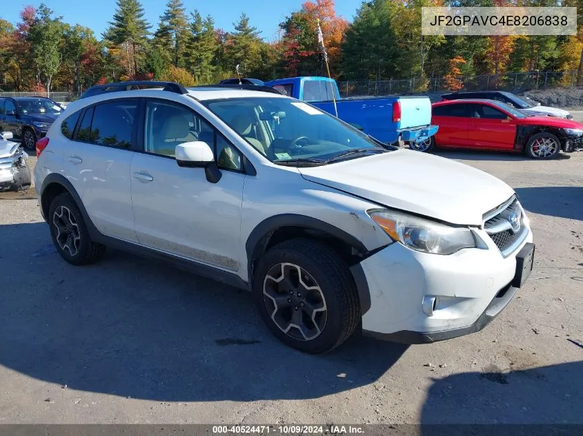 2014 Subaru Xv Crosstrek 2.0 Premium VIN: JF2GPAVC4E8206838 Lot: 40524471