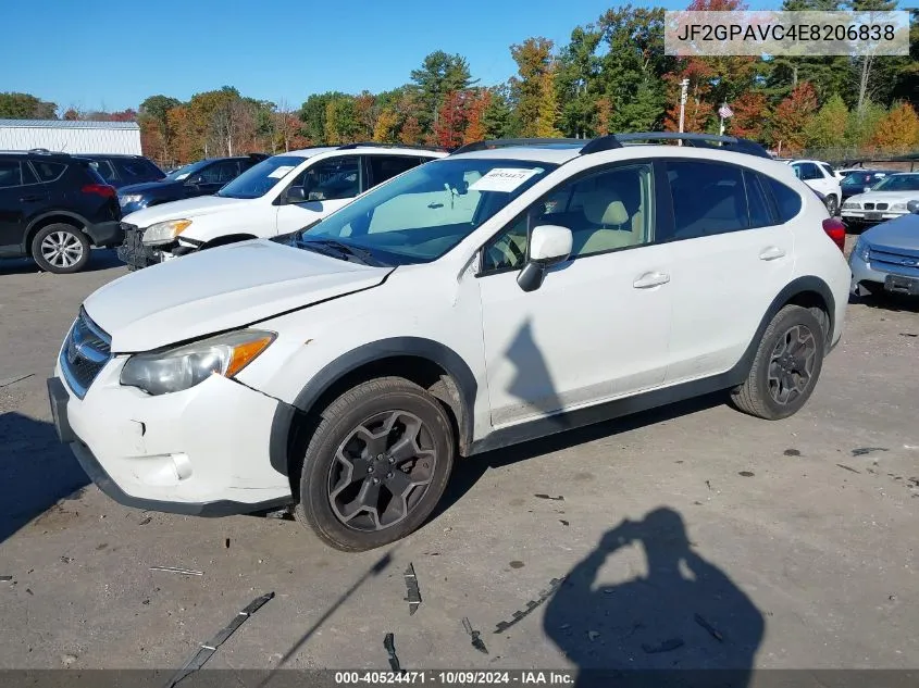 2014 Subaru Xv Crosstrek 2.0 Premium VIN: JF2GPAVC4E8206838 Lot: 40524471