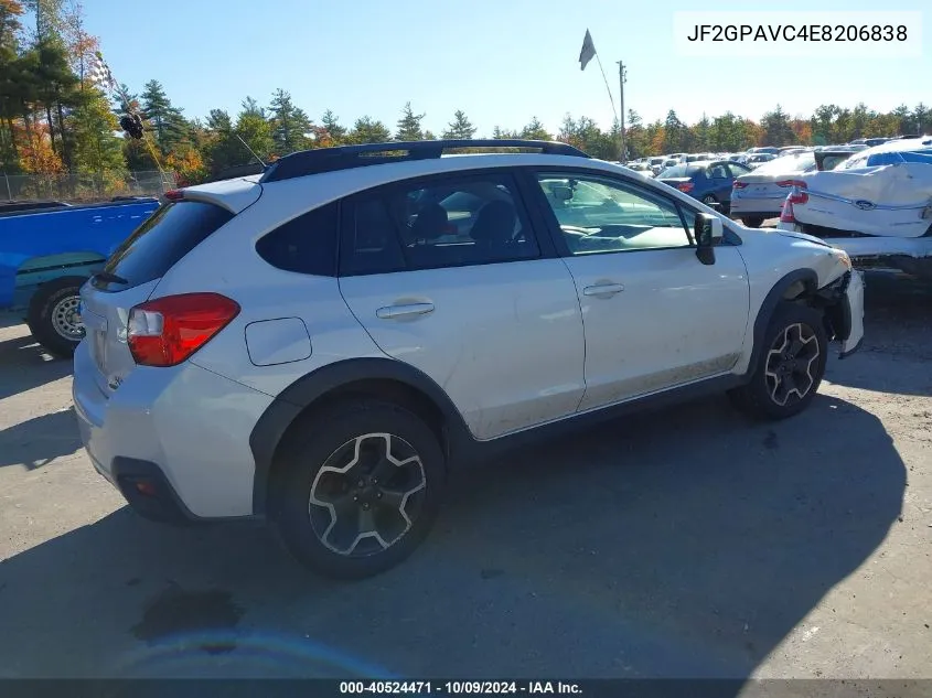 2014 Subaru Xv Crosstrek 2.0 Premium VIN: JF2GPAVC4E8206838 Lot: 40524471