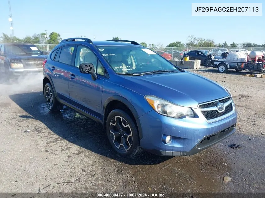 2014 Subaru Xv Crosstrek 2.0I Limited VIN: JF2GPAGC2EH207113 Lot: 40530477