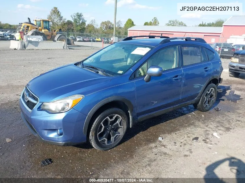 2014 Subaru Xv Crosstrek 2.0I Limited VIN: JF2GPAGC2EH207113 Lot: 40530477