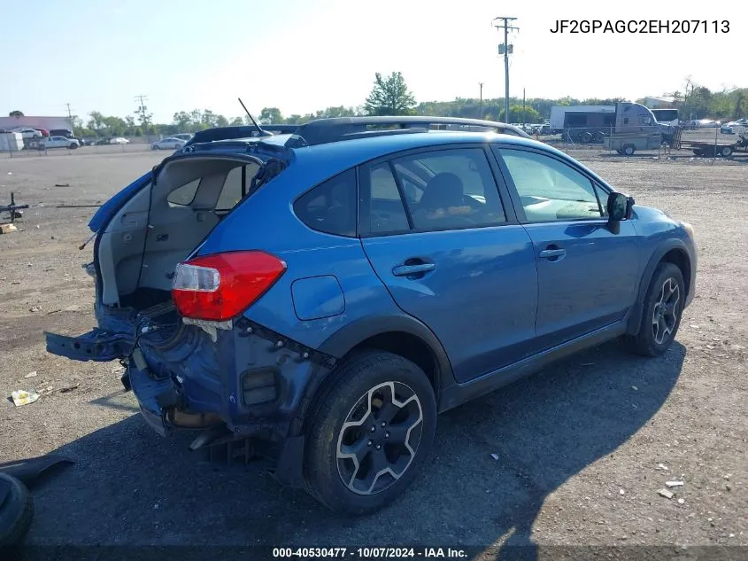 2014 Subaru Xv Crosstrek 2.0I Limited VIN: JF2GPAGC2EH207113 Lot: 40530477