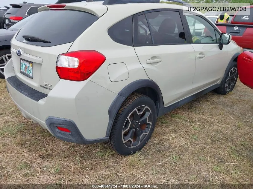 2014 Subaru Xv Crosstrek 2.0I Limited VIN: JF2GPAGC7E8296208 Lot: 40541724