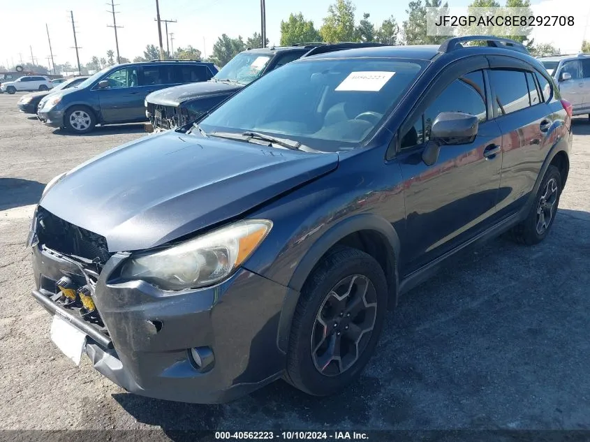 2014 Subaru Xv Crosstrek 2.0I Limited VIN: JF2GPAKC8E8292708 Lot: 40562223