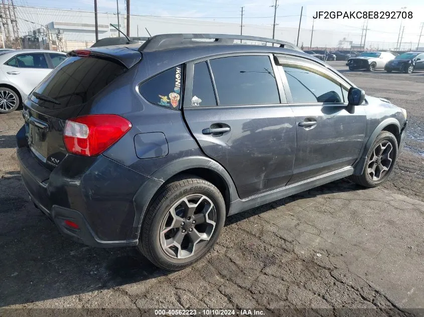 2014 Subaru Xv Crosstrek 2.0I Limited VIN: JF2GPAKC8E8292708 Lot: 40562223