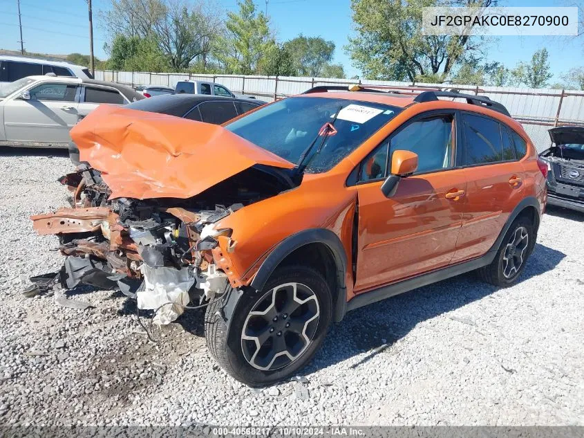 2014 Subaru Xv Crosstrek 2.0I Limited VIN: JF2GPAKC0E8270900 Lot: 40568217